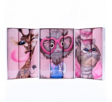 Набор вафельных полотенец Купон 50х63 см в коробке 29268-1 тк