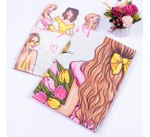 Набор вафельных полотенец Купон 50х63 см в пакете 3 штуки 29186-1 тк