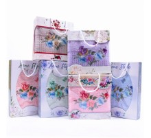 Набор махровых полотенец Бабочка на цветах R00017 в коробке Л