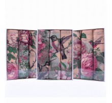 Набор вафельных полотенец Купон 50х63 см 3 штуки в коробке 1190-1П рд