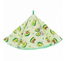 Вафельное полотенце круглое D65 10317-1 тдл