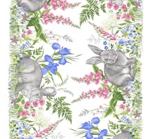 Салфетка дорожка на стол хлопковая Праздник весны 29241-1 тк