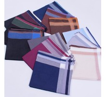 Платки носовые мужские батистовые 38х38 набор №12