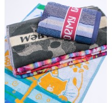 Полотенце махровое птк. жак. 50*100 (БРАК, без маркировки)