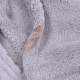 Набор сауна микрофибра женская+тюрбан "Букет роз, вид 1 (серый)" (грязное пятно)