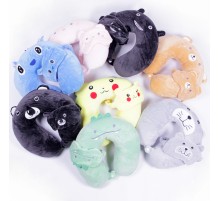 Подушка дорожная и маска для сна Мультгерой