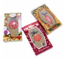 Полотенце из рогожки 40х75 см 1 штука в коробке шоколадке 500016-1 тдл