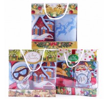 Набор вафельных полотенец Купон 50х63 см 2 штуки в коробке 62117-1 тк