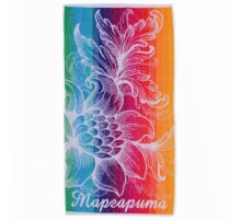 Полотенце махровое жаккардовое пестротканое Маргарита 7250-17