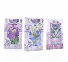 Полотенце из микрофибры Букет лаванды X-F-07 в шоколадке МР