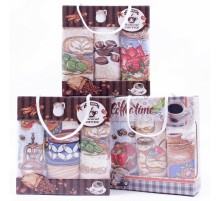 Набор полотенец из микрофибры Латте X-F-09 в сумочке МР+МР+МР