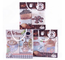 Набор полотенец из микрофибры Латте X-F-09 в сумочке МР+МР