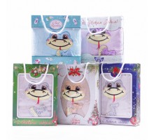 Набор полотенец из микрофибры Хвастунишка 4505564 в коробке Л остаток 2 штуки