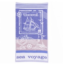 Полотенце пестротканное "7490, Travel sea voyage"