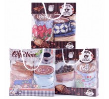 Набор полотенец из микрофибры Латте Х-10 в сумочке Р+Р