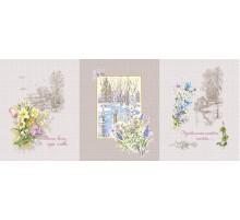 Полотенце из рогожки Купон 50х63 см 13143-1 ад
