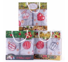 Набор вафельных полотенец 40х75 см 2 штуки в сумочке 10346-1 тдл