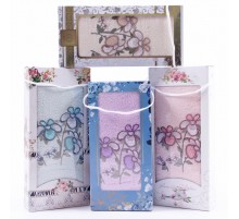 Набор махровых полотенец 12-64-65 в коробке Б