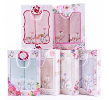 Набор полотенец махровых 9557-9558 в коробке Б+Л