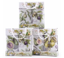 Набор вафельных полотенец 40х75 см 2 штуки в сумочке 3108-1 трт