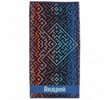 Полотенце махровое пестротканое жаккардовое Андрей 7240-4