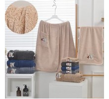 Набор полотенце сауна микрофибра мужская + полотенце 7540228 в ассортименте