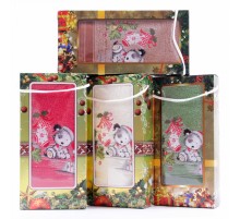 Набор махровых полотенец Новогодний щенок WR37 в коробке Б