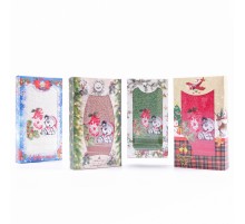 Набор махровых полотенец Новогодний щенок WR37 в шоколадке Р