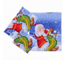 Вафельное полотенце Купон 50х63 см Новогодний Тейково в ассортименте некондиция брак в крое БЕЗ МАРКИРОВКИ