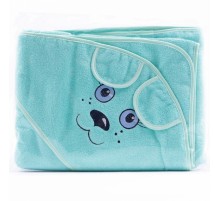 Махровое полотенце детское с вышивкой Уголок с ушками Мишка вид 49