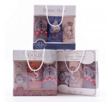 Набор полотенец из микрофибры 23002 в сумочке Р+Р+Р