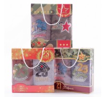 Набор полотенец из микрофибры 23001 в сумочке 23 февраля Р+Р