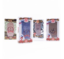 Полотенце из микрофибры 23002 в шоколадке 23 февраля МР