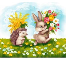 Вафельное полотенце Купон 50х63 см 29368-1 Тейково