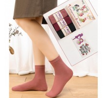 Женские носки к 8 Марта LL688-1