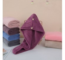 Шапочка чалма для сауны микрофибра в ассортименте А6045-341