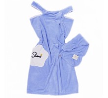 Набор 2-х предметный сауна микрофибра женская + чалма Лето- Смайлик №9 1123