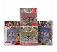 Набор махровых полотенец Артиллерия М42-М43, В-023 в коробке 23 февраля Л