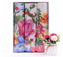 Набор вафельных полотенец Купон 50х63 см 3 штуки в коробке 29272-1 Тейково