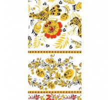 Вафельное полотенце 40х75 см ПВ 768-1П рд