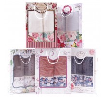 Набор полотенец из микрофибры 6670 в коробке Б+Л