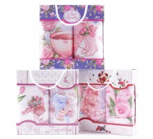 Набор вафельных полотенец Купон 50х63 см 2 штуки в коробке 500337-1 тдл