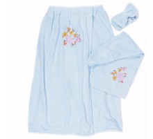 Набор 3-х предметный - сауна микрофибра женский, чалма, повязка B-Y20 №2