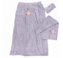 Набор 3-х предметный - сауна микрофибра женский, чалма, повязка B-Y20 №4