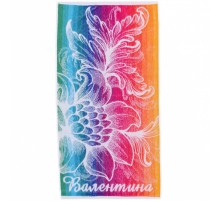 Полотенце махровое пестротканое жаккардовое Валентина 7250-30