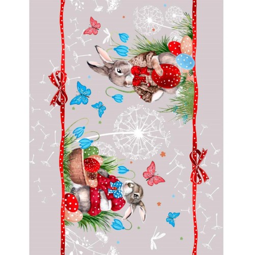 Салфетка-дорожка на стол хлопковая Скоро пасха 29348-1 тк из Иваново