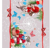 Салфетка-дорожка на стол хлопковая Скоро пасха 29348-1 тк