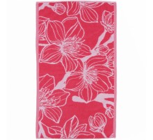 Полотенце махровое пестротканое жаккардовое Очарование Сакуры-2 7842