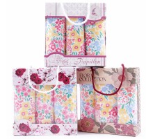 Набор вафельных полотенец 40х75 см 3 штуки в сумочке 500429-1 тдл