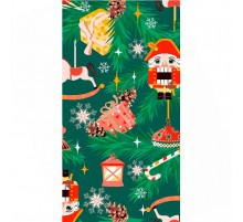 Полотенце из рогожки 40х75 см 1314-1П рд